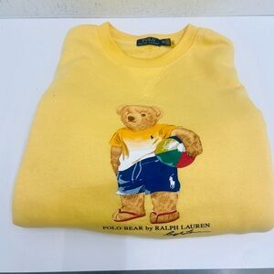 Polo Ralph Lauren Yellow Polo Bear Sweatshirt